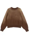 Garment workshop jersey sweatshirt - Brown