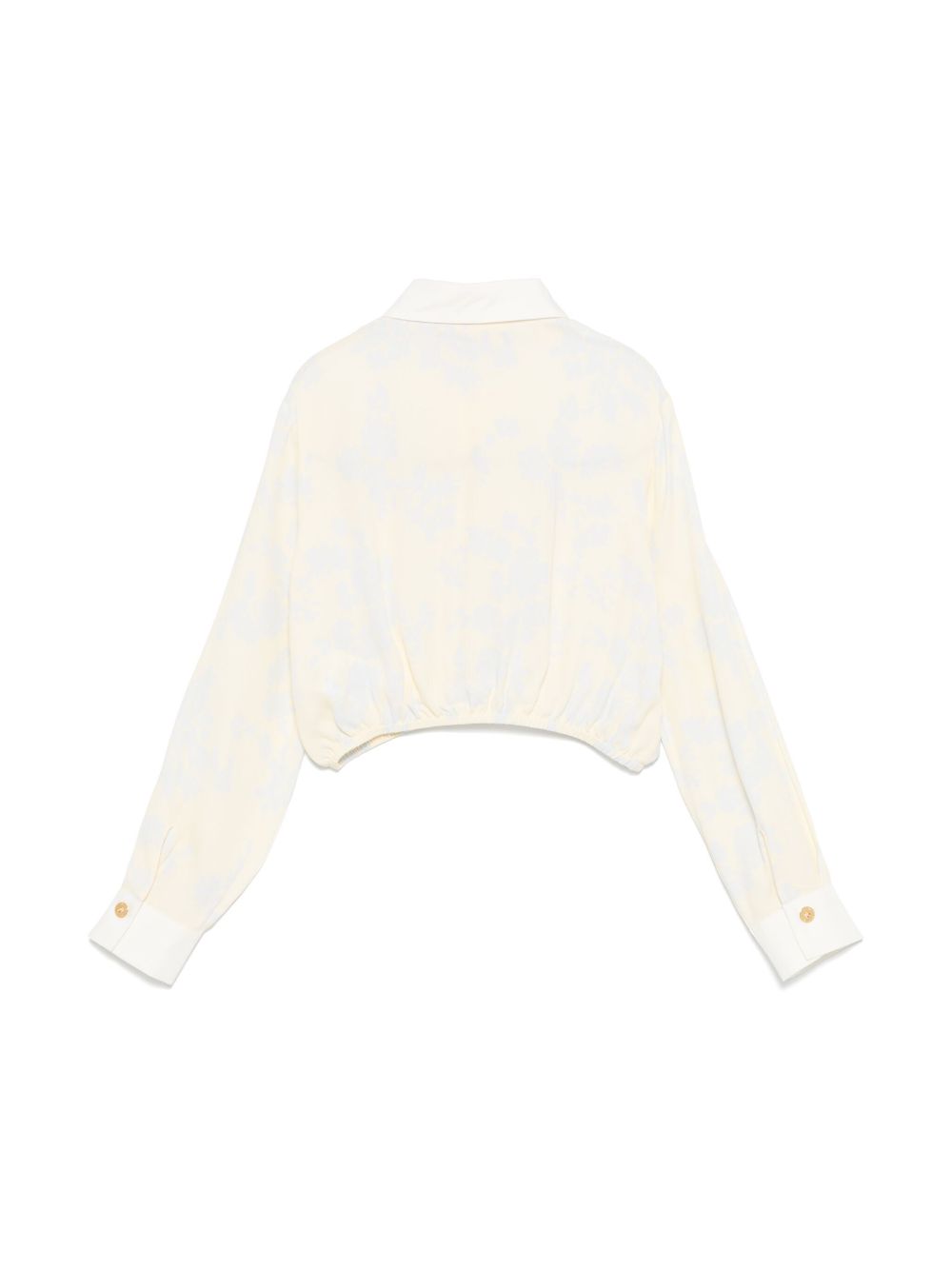 Elisabetta Franchi La Mia Bambina Shirt met bloemenprint - Geel