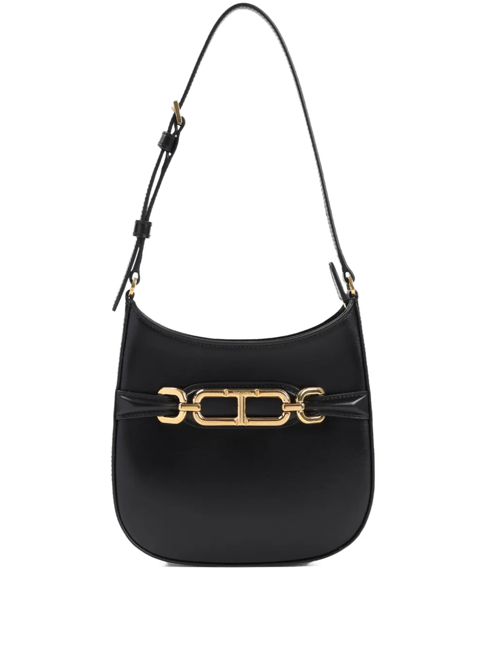 TOM FORD T ロゴ ハンドバッグ - ブラック TOM FORD T ロゴ ハンドバッグ - ブラック