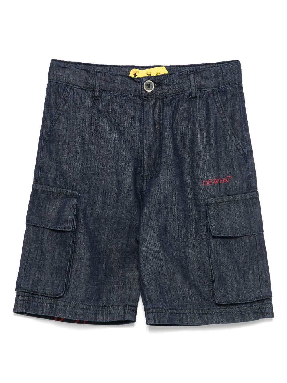 Off-White Kids denim shorts - Blue