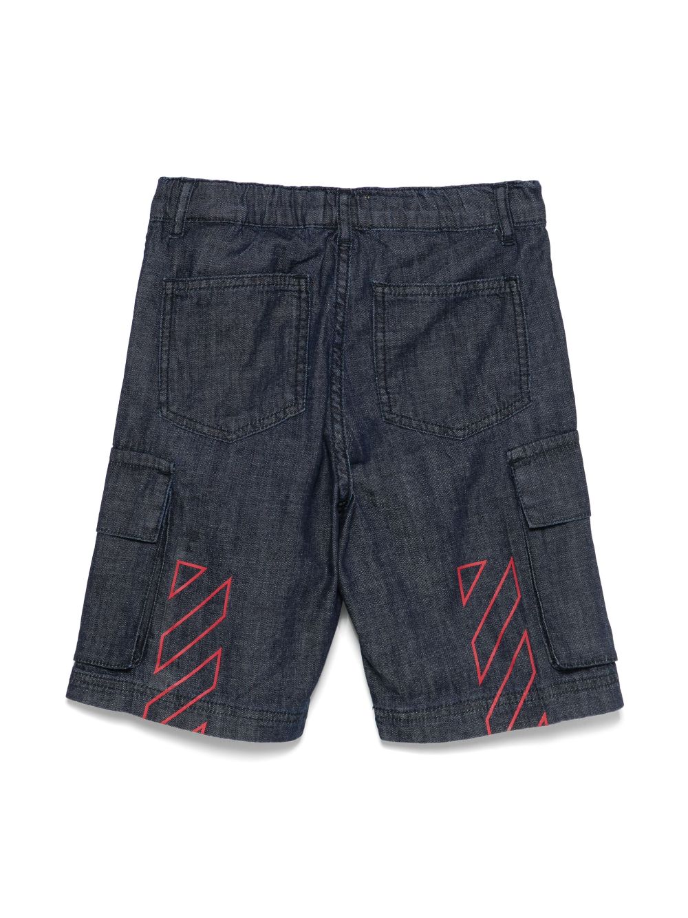 Off-White Kids denim shorts - Blue