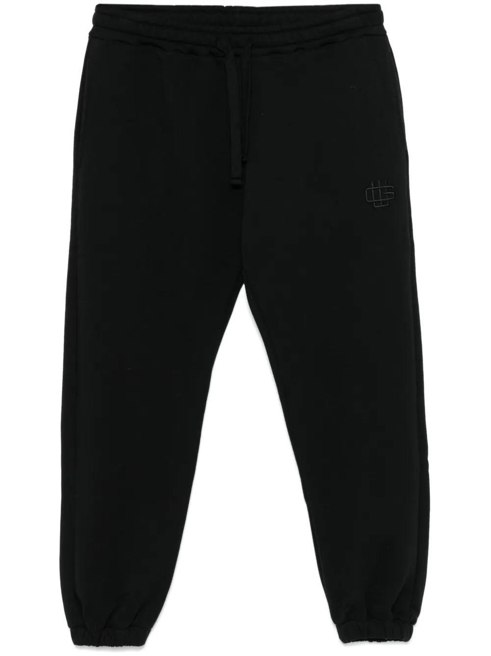 Garment workshop  logo-embroidered track pants | Black | Image 1