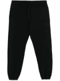 Garment workshop logo-embroidered track pants - Black