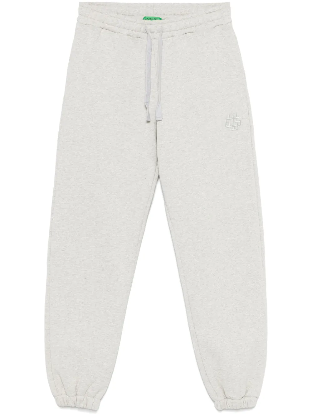 Garment workshop  logo-embroidered track pants | Grey | Image 1