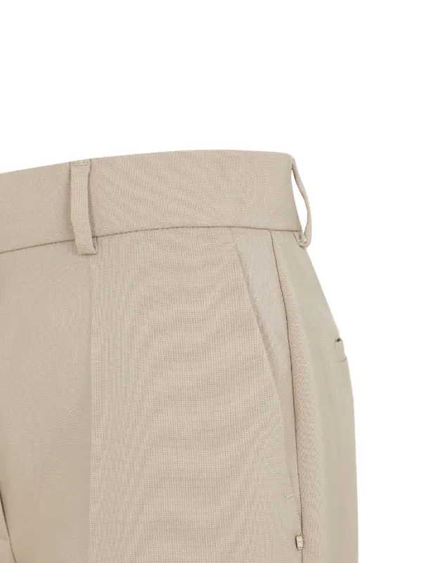 Sportmax バージンウール パンツ | ニュートラル | FARFETCH JP