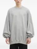 VETEMENTS embroidered-logo sweatshirt - Grey