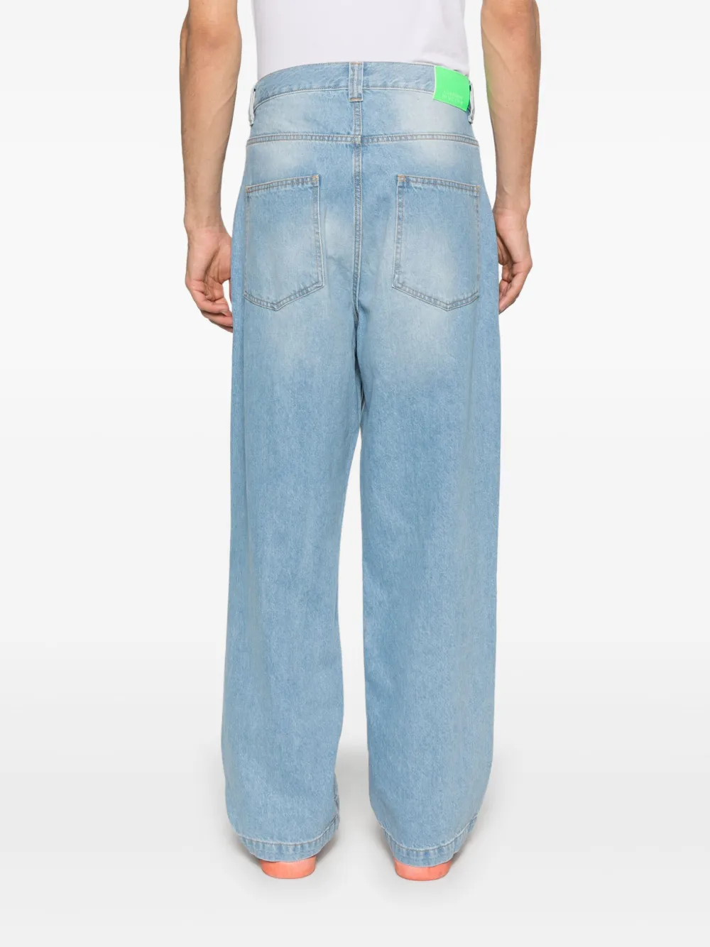 Garment workshop Jeans met wijde pijpen Blauw