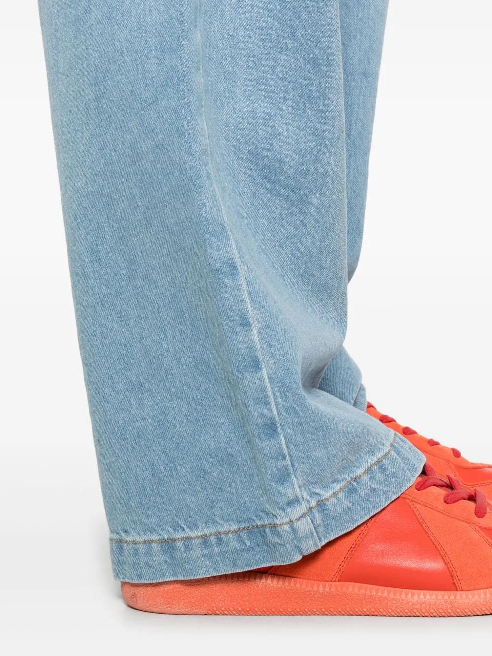 Garment workshop Jeans met wijde pijpen Blauw
