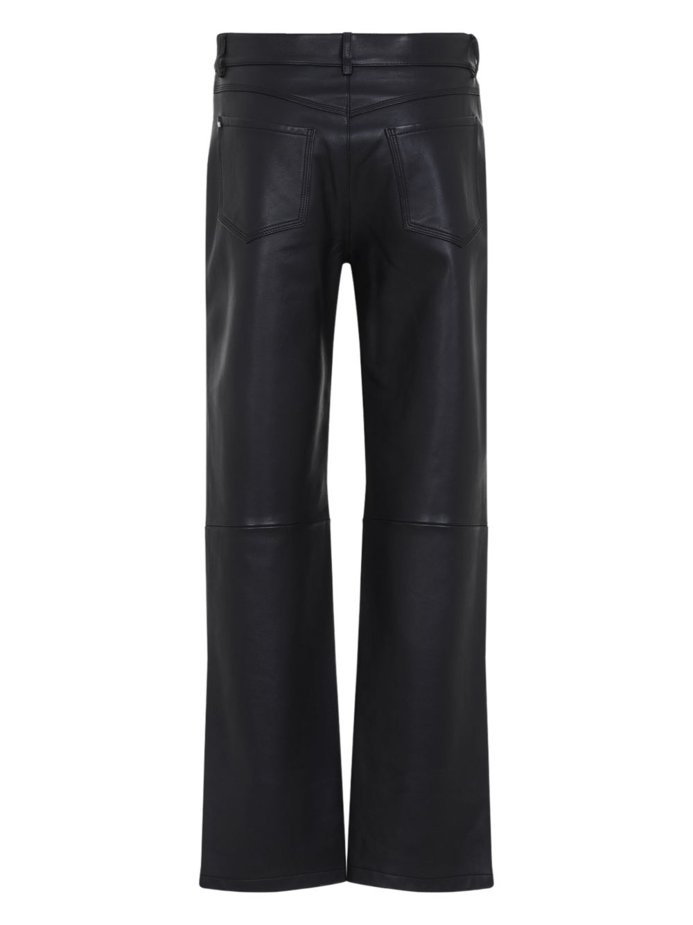 Sportmax leather trousers - Zwart