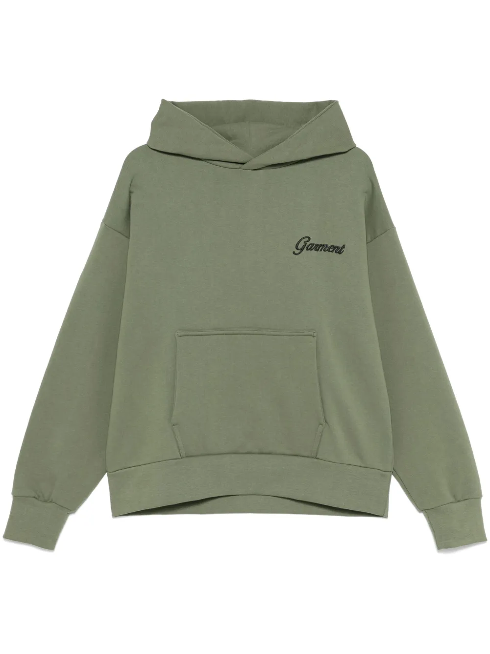 logo-embroidered hoodie