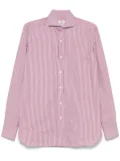 Borrelli striped shirt - Red