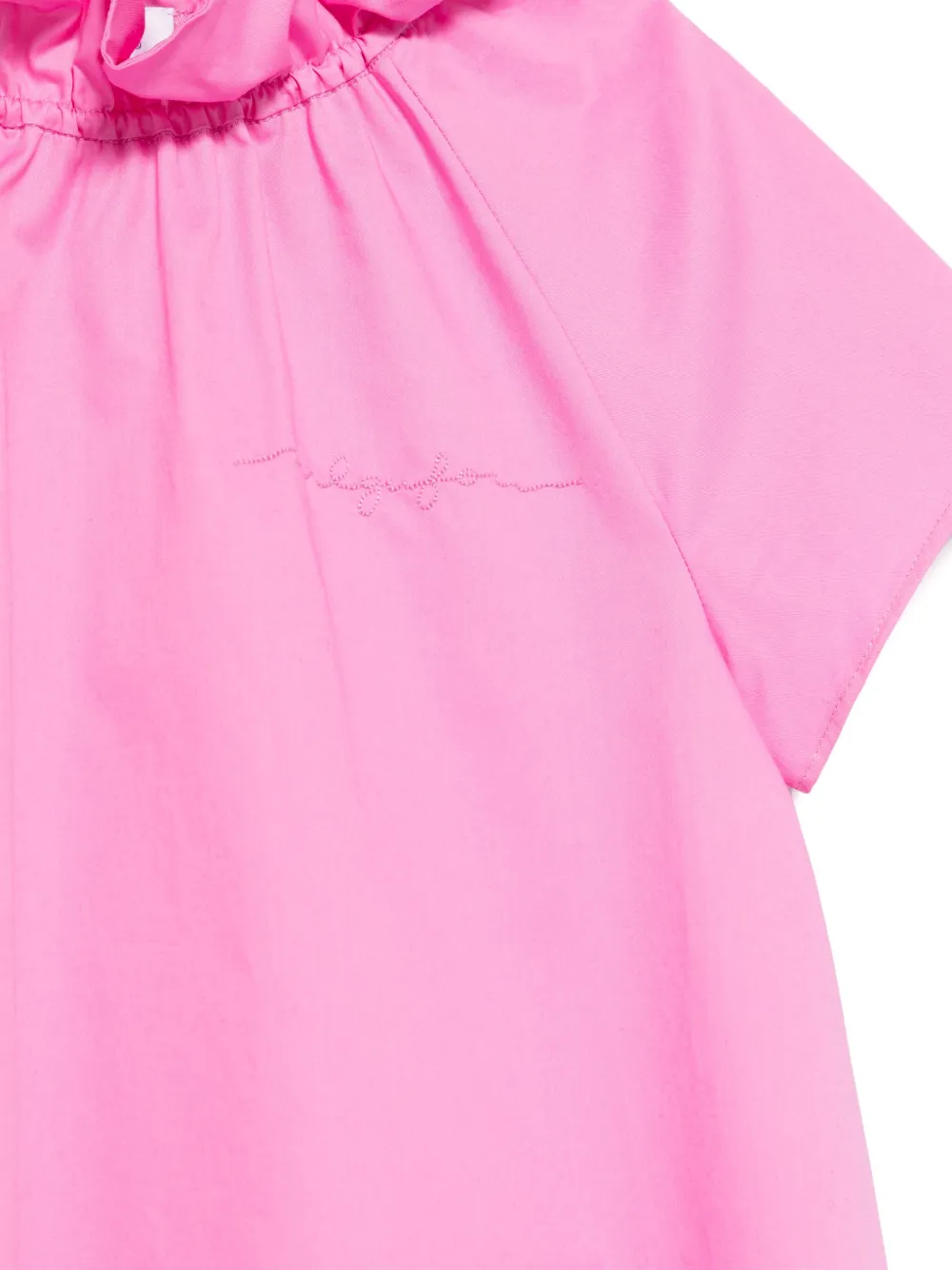 Il Gufo Popeline jurk Roze