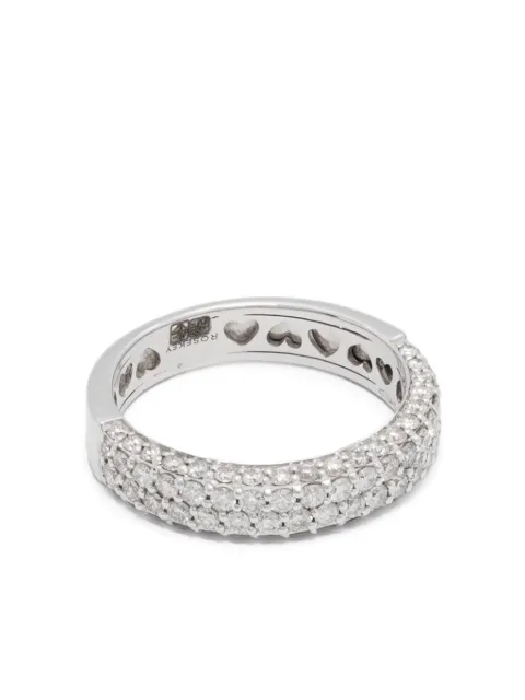 ROSEKEY 18K white gold pavé diamonds ring