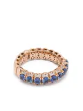 ROSEKEY 18K rose gold sapphires and diamonds ring - Pink