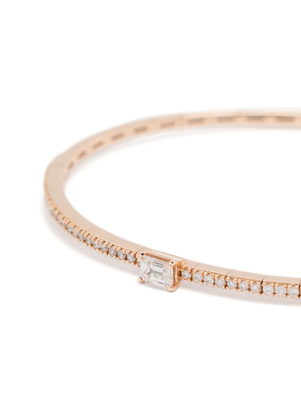 ROSEKEY 18kt roségouden armband met diamant - Roze