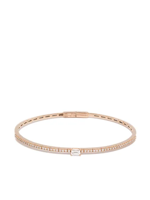 ROSEKEY 18K rose gold diamonds bracelet