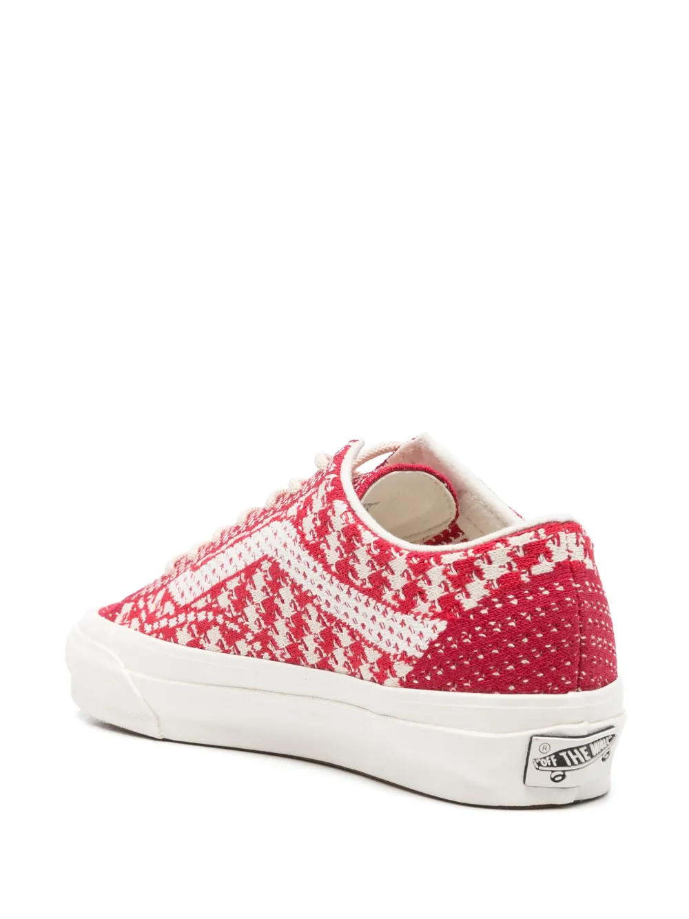 Vans intarsia-knit sneakers Red