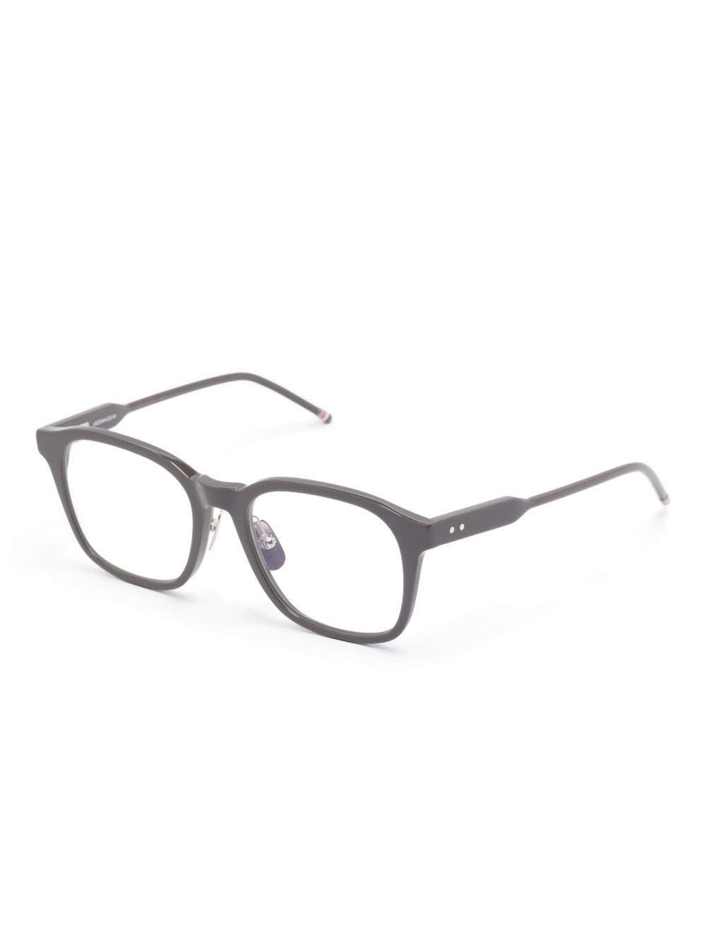 Thom Browne Eyewear Bril met vierkant montuur - Grijs