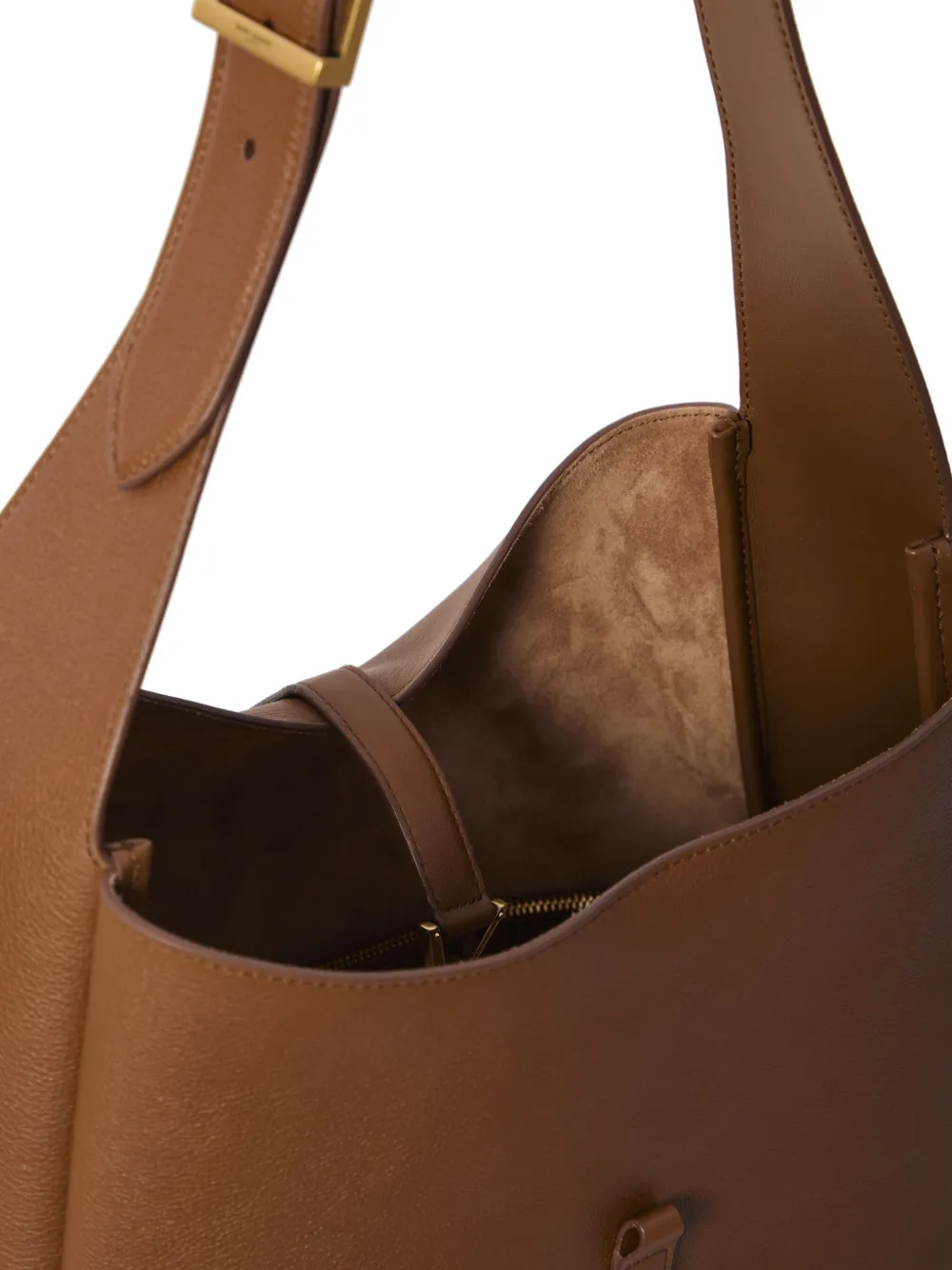 Saint Laurent Le 5 à 7 grote tas Bruin