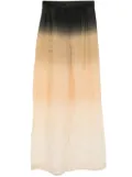 Tessitura Body Couture gradient trousers - Neutrals