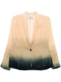 Tessitura Body Couture gradient blazer - Neutrals