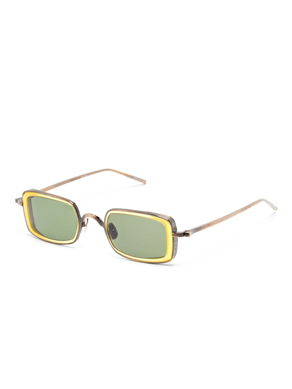 Matsuda rectangle-frame sunglasses - Bruin