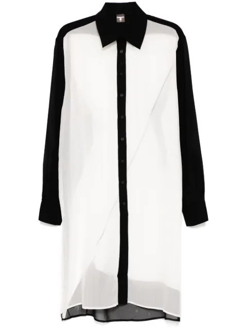 Tessitura Body Couture camisa de seda
