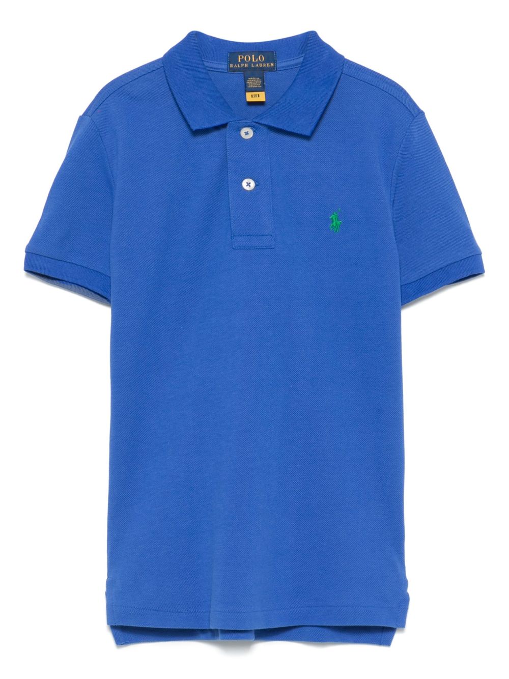 POLO RALPH LAUREN KIDS piqué-weave polo shirt - Blue