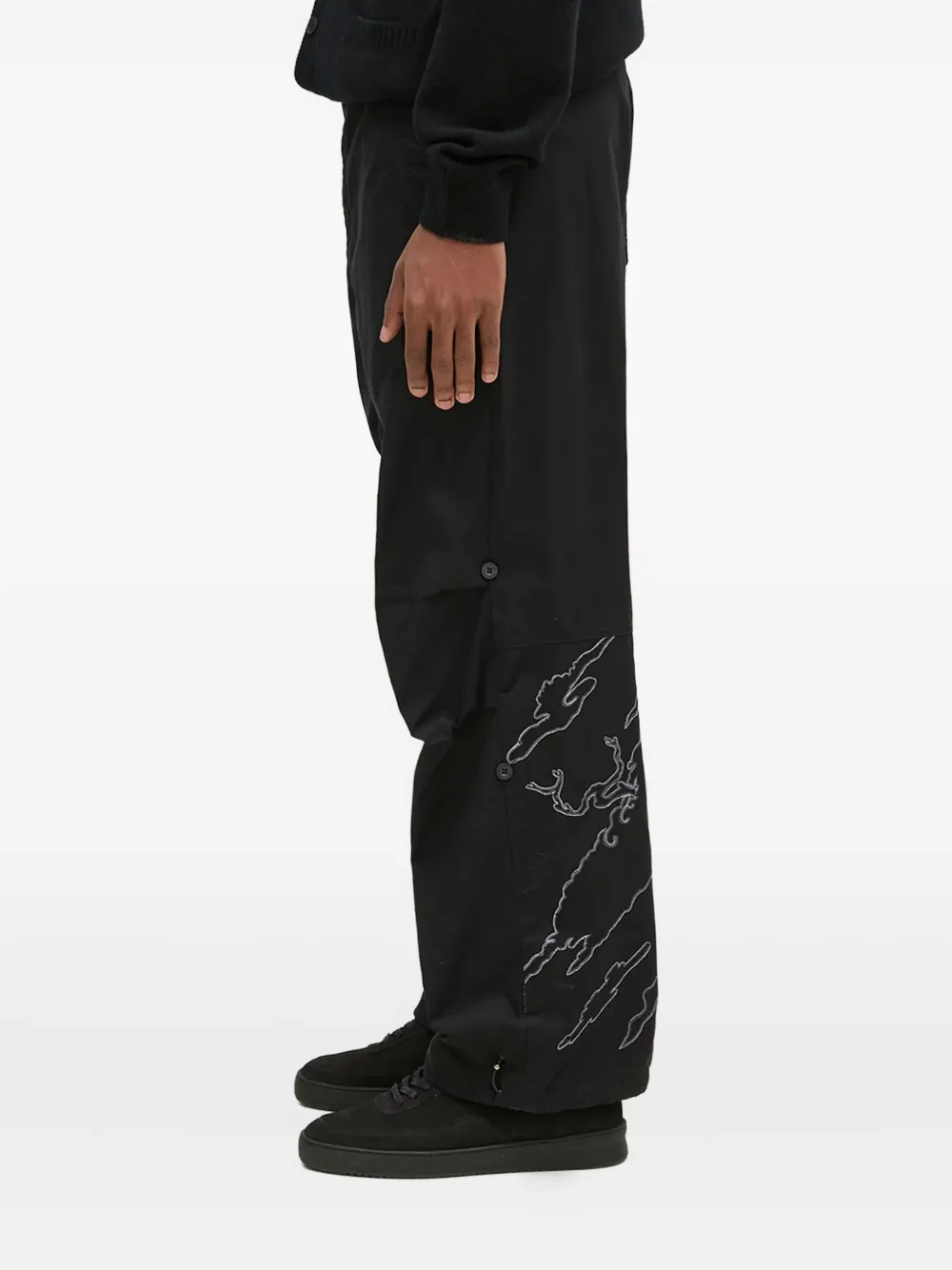 Maharishi Bonsai Landscape Loose trousers Zwart
