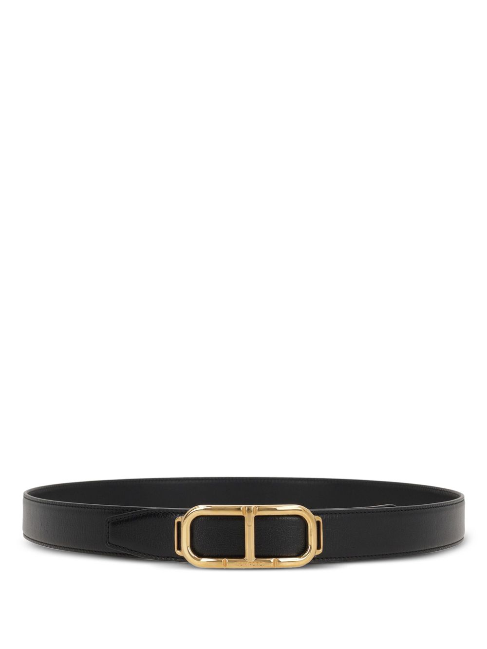 Oval T-buckle belt