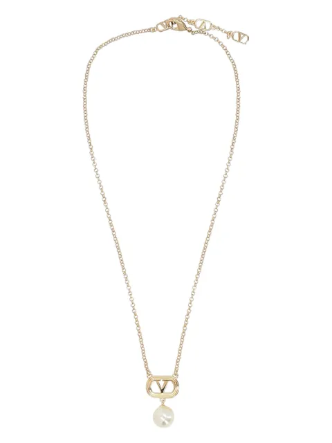 Valentino Garavani Vlogo pendant necklace