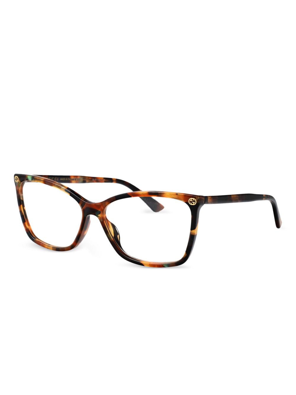 Gucci Eyewear Bril met cat-eye montuur - Bruin