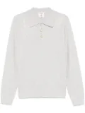 Casablanca crystal-monogram polo shirt - Grey