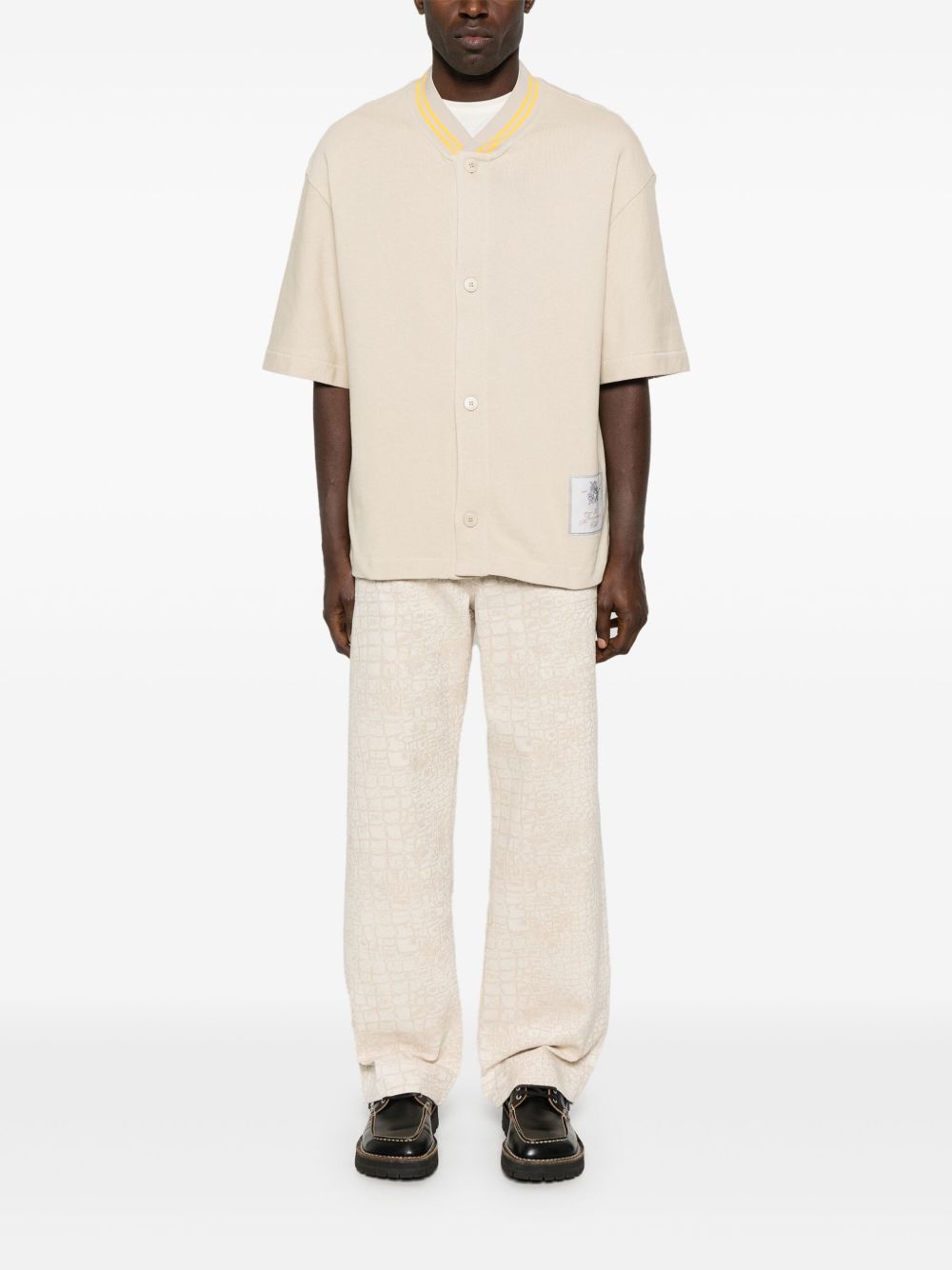 Jacquemus La Chemise Baseball MC overhemd - Beige