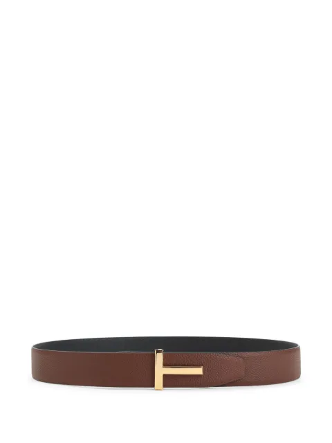 TOM FORD logo-plaque belt 