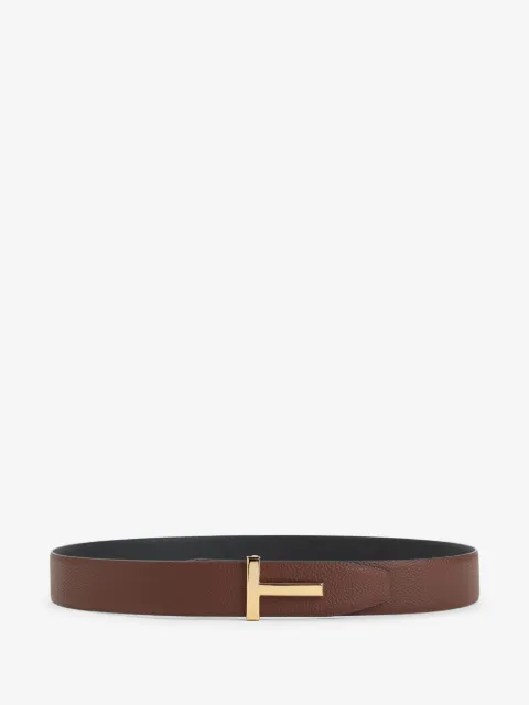 TOM FORD logo-plaque belt 