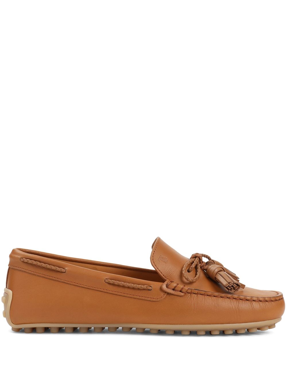 Tod's leather loafers Brown