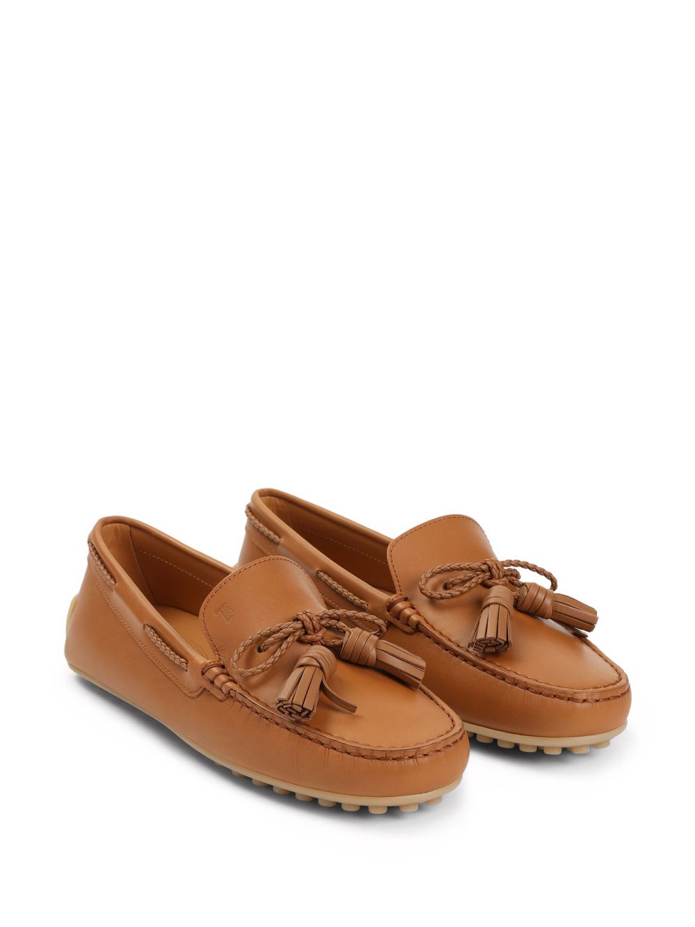 Tod's leather loafers Brown