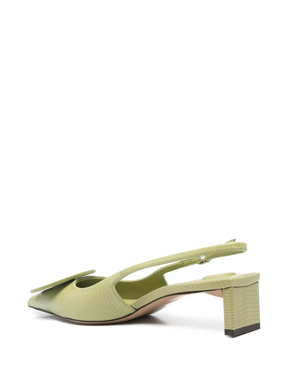 Jacquemus 40mm The Low Duelo slingback pumps Green