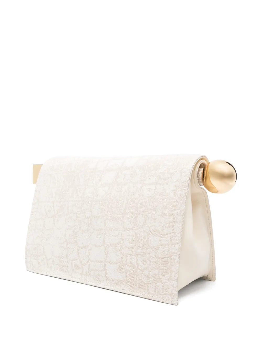 Jacquemus La Pochette Rond Carre clutch Beige