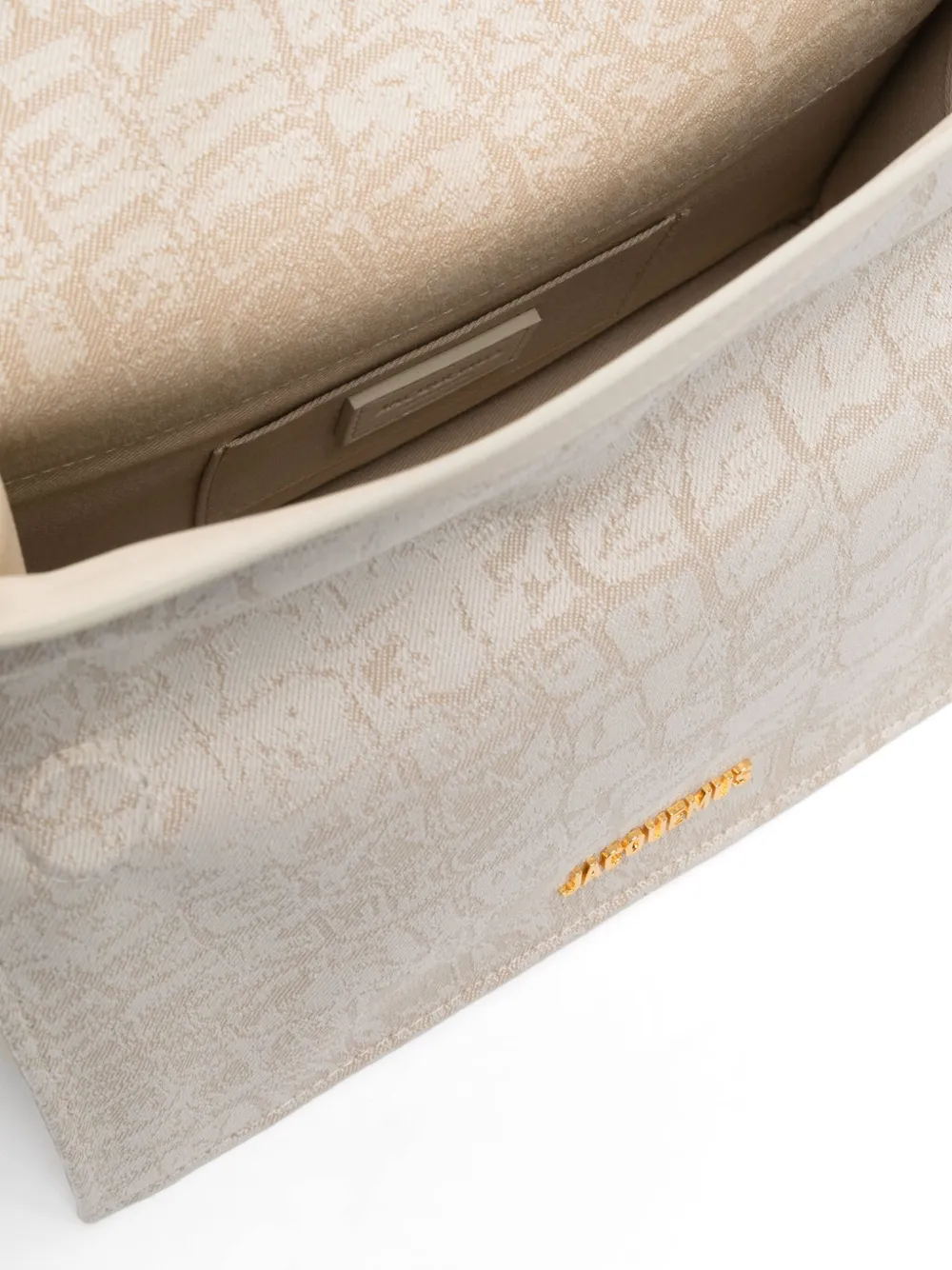 Jacquemus La Pochette Rond Carre clutch Beige