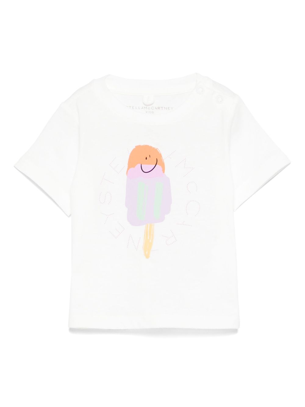 Stella McCartney Kids ice-cream print T-shirt - White