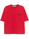 Garment workshop logo-embroidered T-shirt