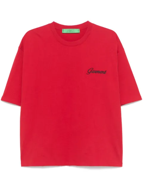 Garment workshop  logo-embroidered T-shirt