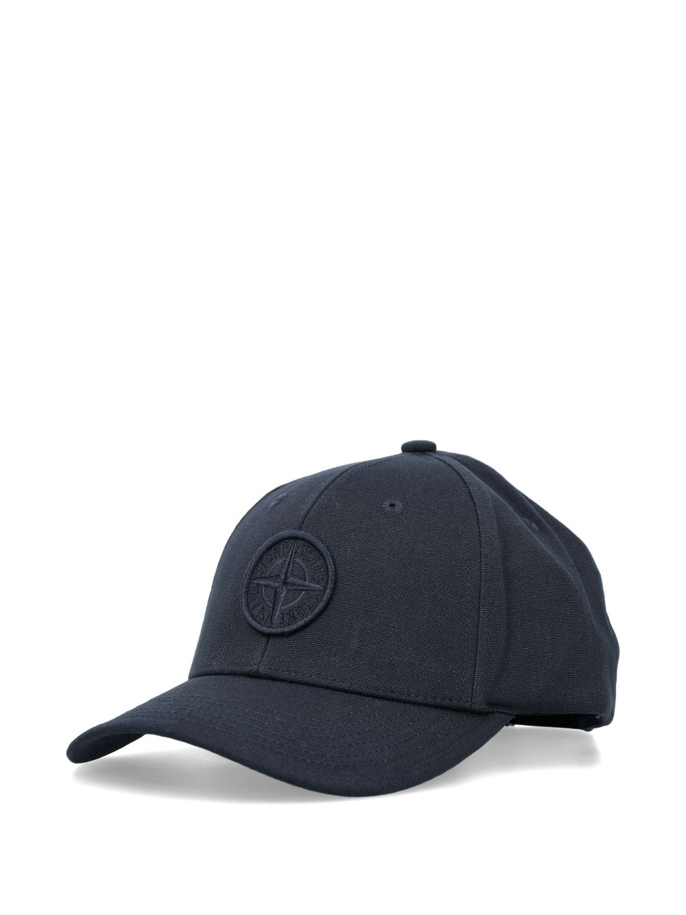 Stone Island Junior Compass-embroidered baseball cap - Blue