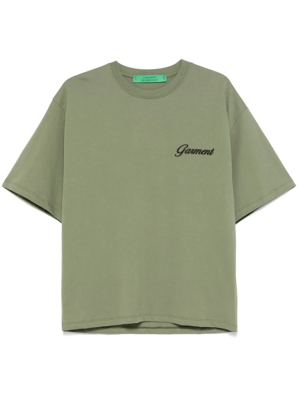 logo-embroidered T-shirt