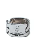 Vivienne Westwood logo-engraved ring - Silver