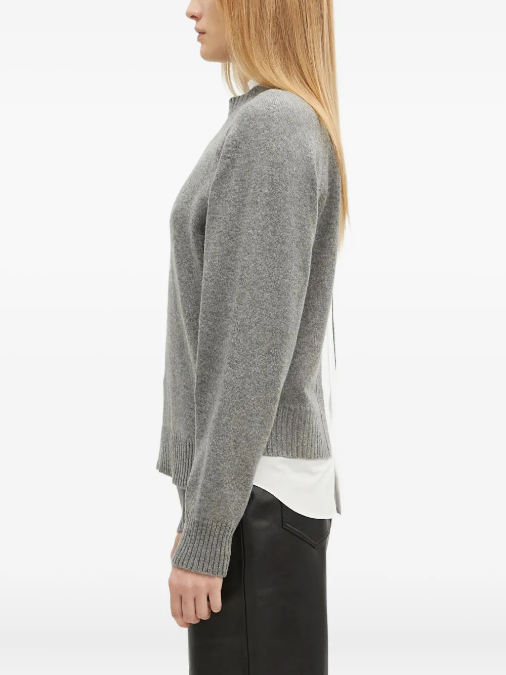 Undercover raglan-sleeve button-detail jumper Grijs