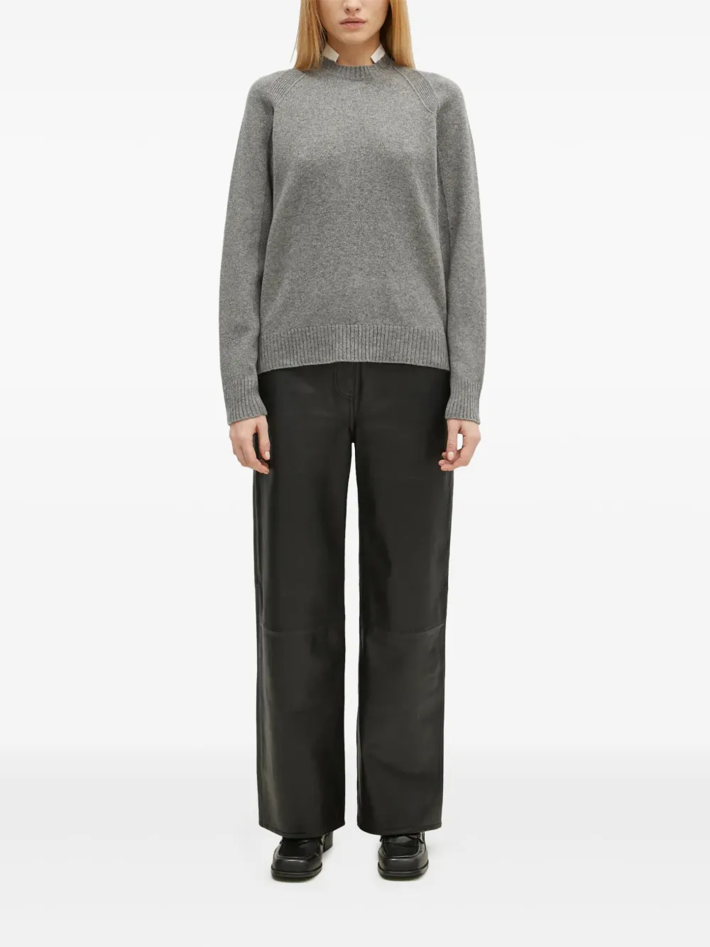 Undercover raglan-sleeve button-detail jumper Grijs