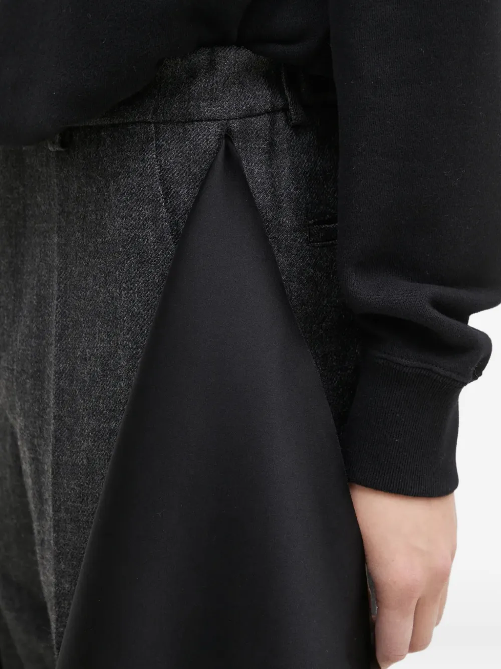 Undercover draped-panel trousers Grijs